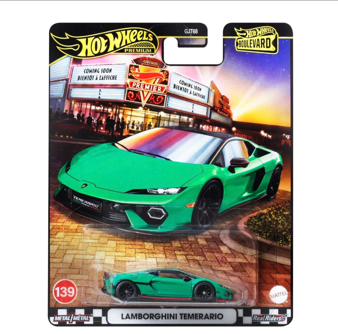 Hot Wheels Premium Boulevard – Lamborghini Temerario #139 (GJT68)