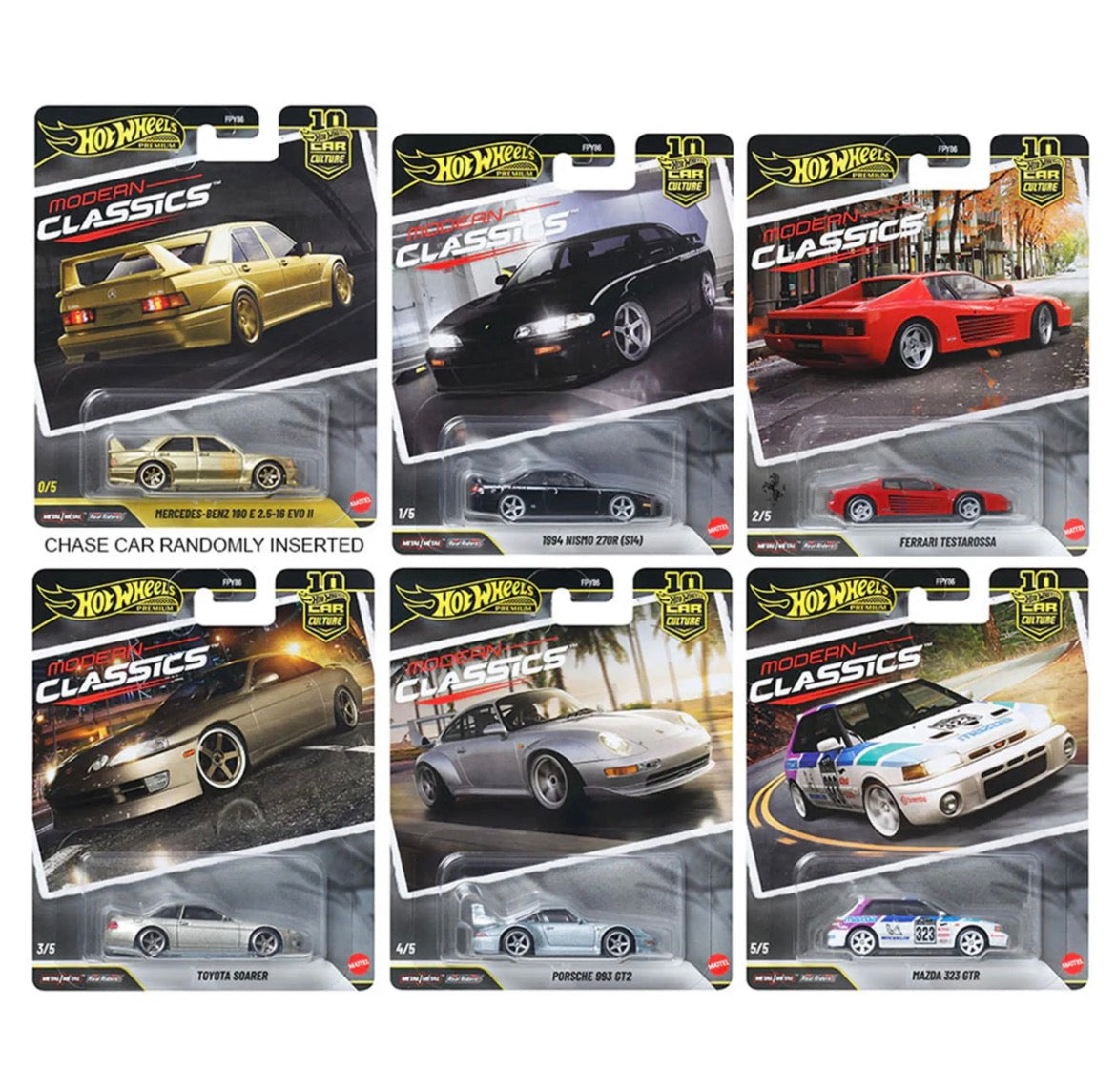 Hot Wheels Modern Clasics Box