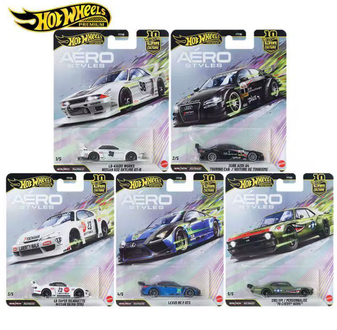 Hot Wheels Aero Styles Set Preorder