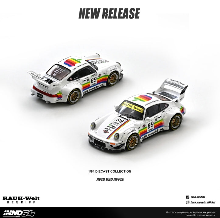 INNO64 RWB 930 #89 Apple Livery – 1:64 (IN64-RWB930-APPLE)