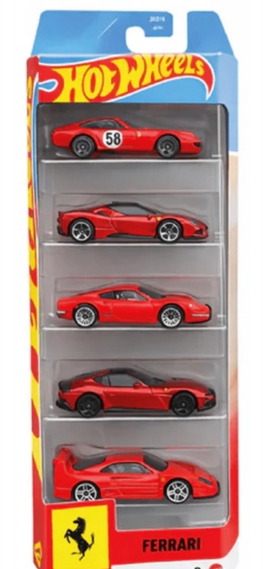 Hot Wheels Ferrari 5pack
