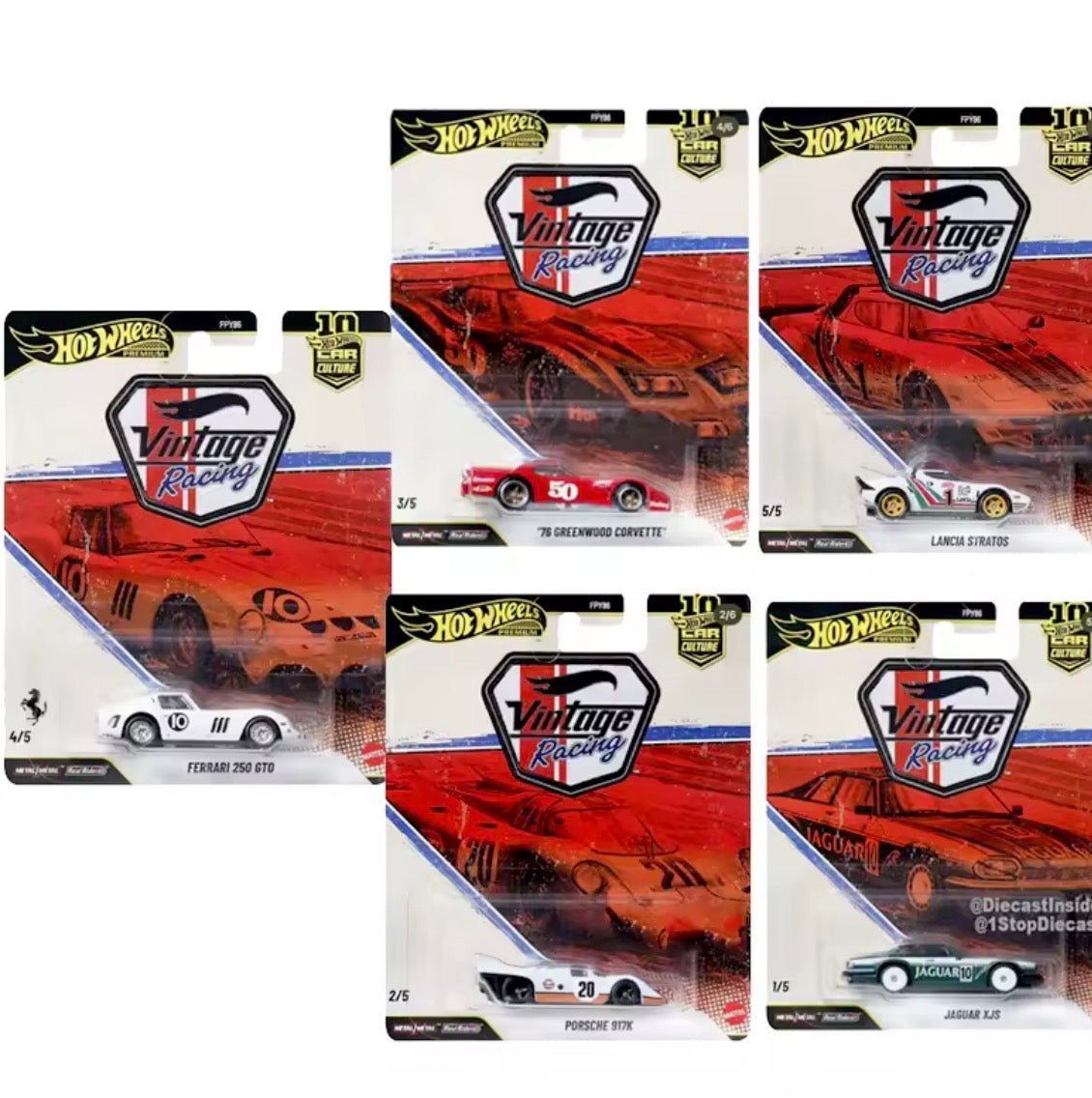 Hot Wheels Vintage Racing Set