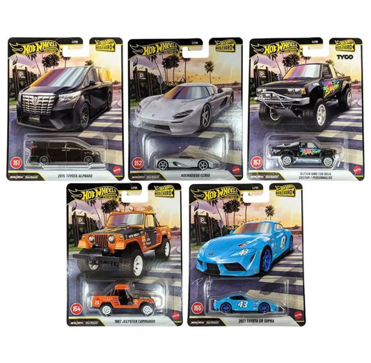 Hot Wheels Boulevard 151-155