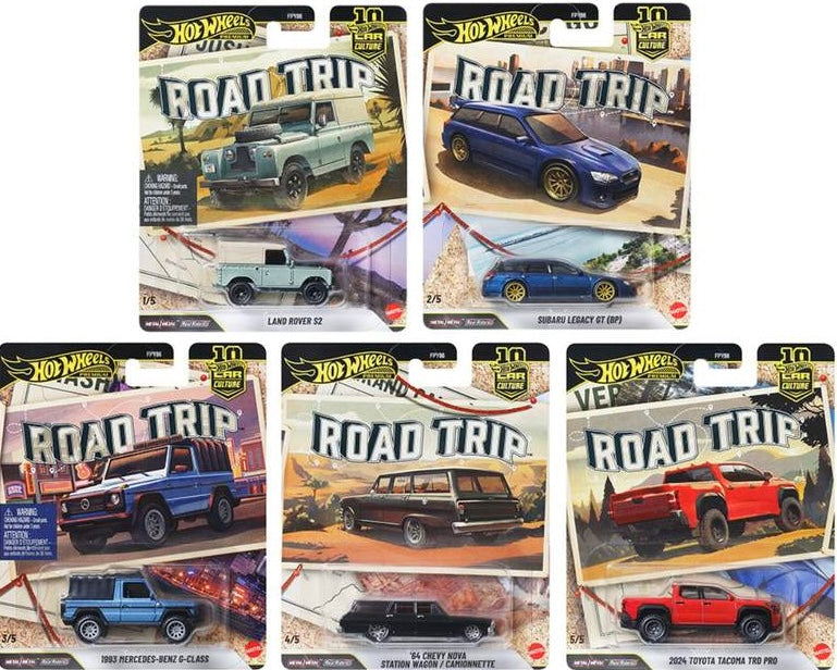 Hot Wheels Premium Road Trip Set (Preorder)