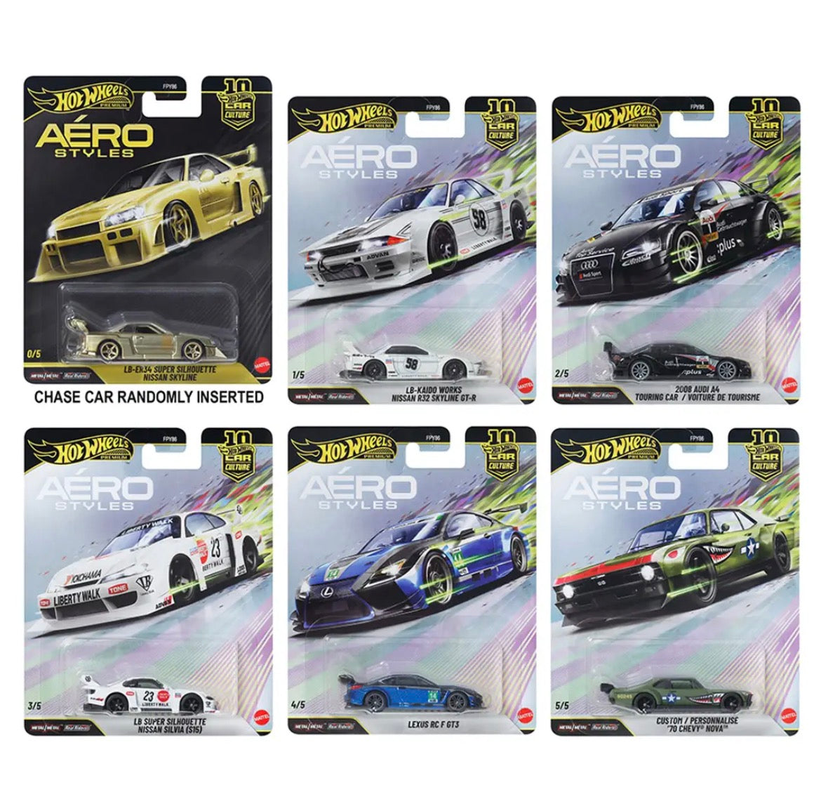 Hot Wheels Aero Styles Box