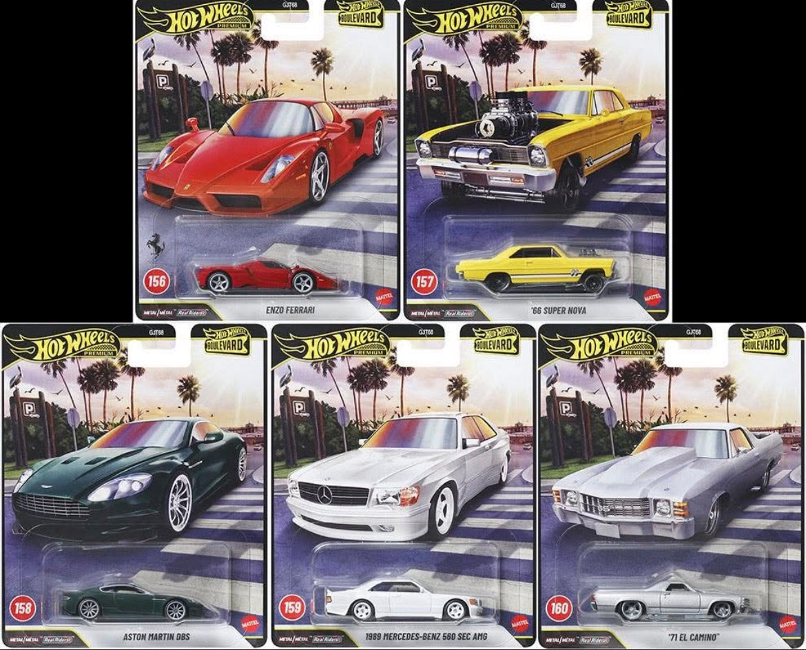 Hot Wheels Premium Boulevard Set (Preorder- August)