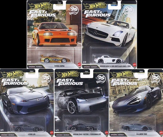 Hot Wheels Premium Fast&Furious Mix4 Box Preorder Supra