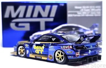 Mini GT #1185 Nissan Silvia S15 LB-Super Silhouette Formula Drift 2025 Team Mini GT Liberty Walk