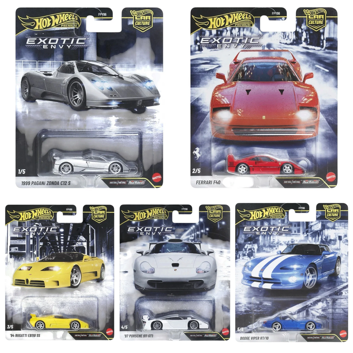 Hot Wheels Premium Car Culture – Exotic Envy