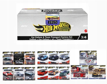 Hot Wheels Premium Car Culture & Team Transport Factory Set 3/4 – 2025 (HJV98-979Q)