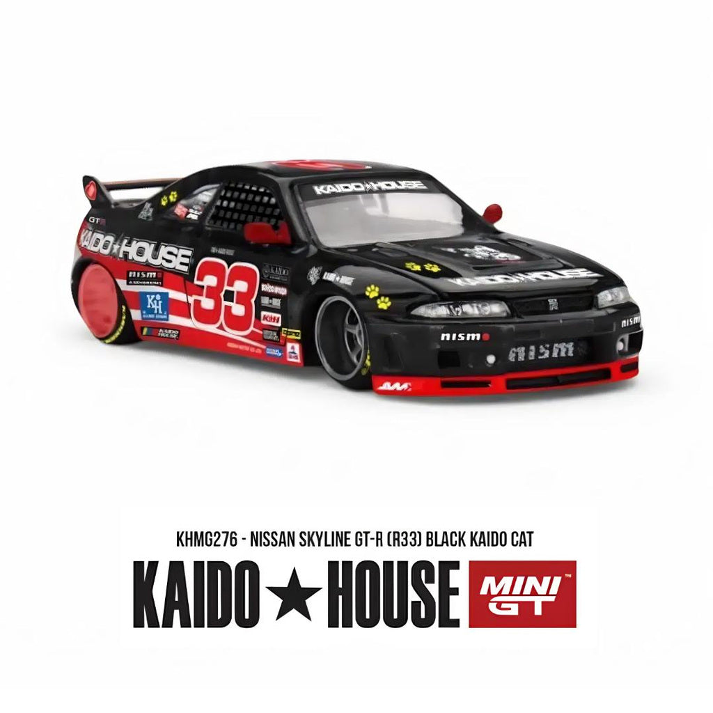 Kaido House Nissan Skyline GT-R R33 Black Kaido CAT