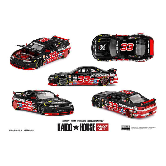 Kaido House Nissan Skyline GT-R R33 Black Kaido CAT