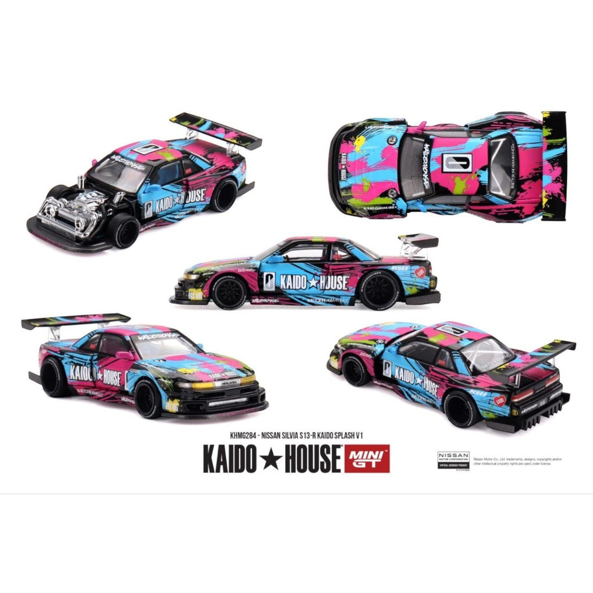 Kaido House x Mini GT – Nissan Silvia S13-R Kaido Splash V1