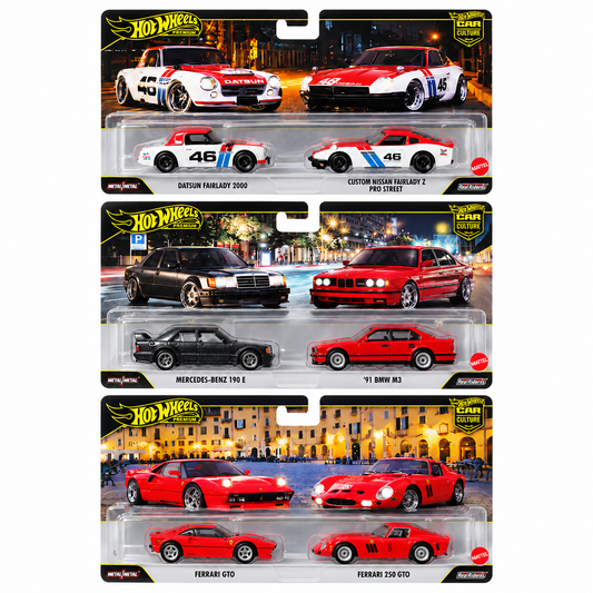 Hot Wheels Premium Car Culture 2-Pack 2027 – 3er Set