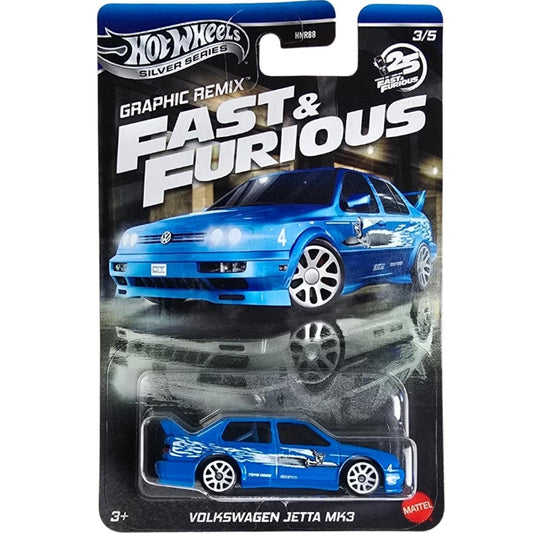 Hot Wheels Fast & Furious Graphic Remix – Volkswagen Jetta MK3 #3/5 (JBY46)