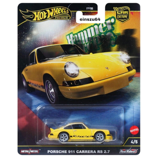 Hot Wheels Premium Car Culture – Porsche 911 Carrera RS 2.7