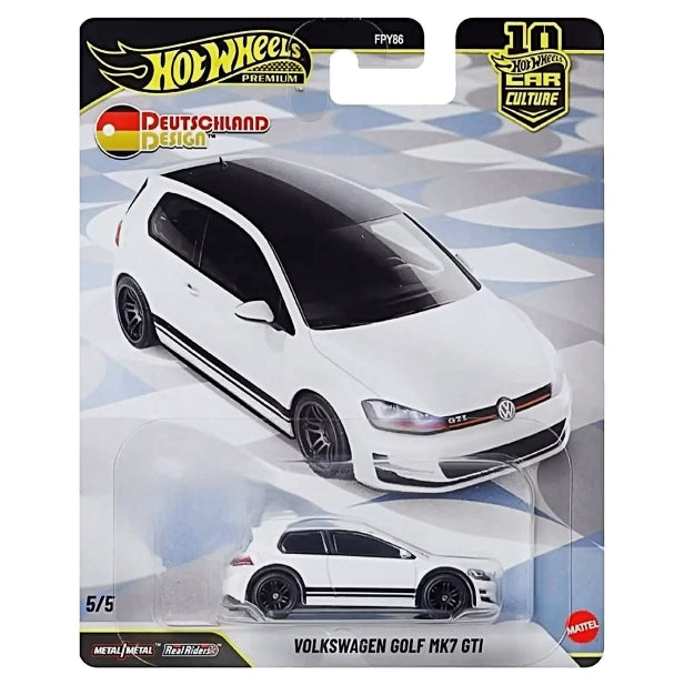 Hot Wheels Premium Deutschland Design – Volkswagen Golf MK7 GTI (JKF44)