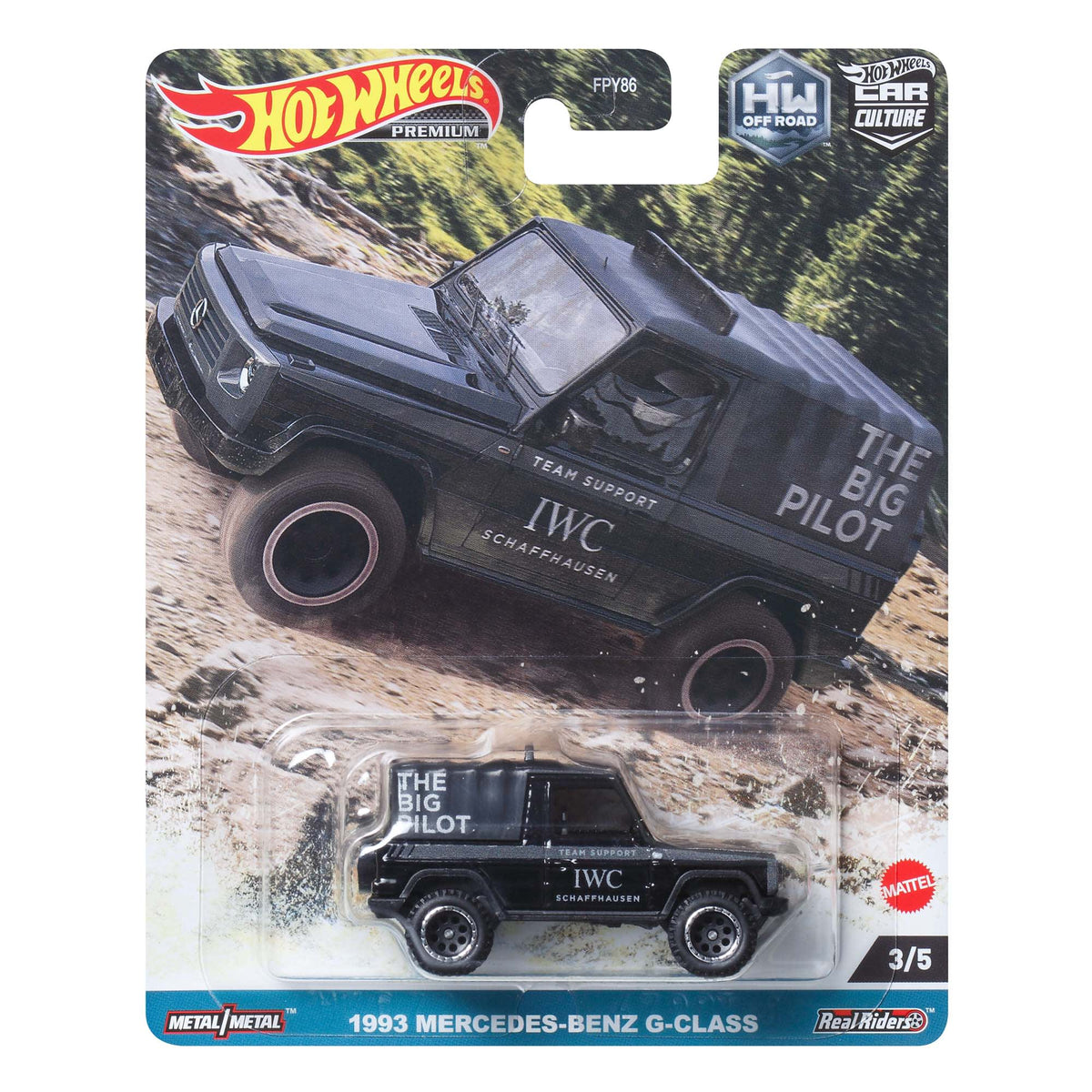 Hot Wheels Premium Car Culture – 1993 Mercedes-Benz G-Class „The Big Pilot“ (HKC72)